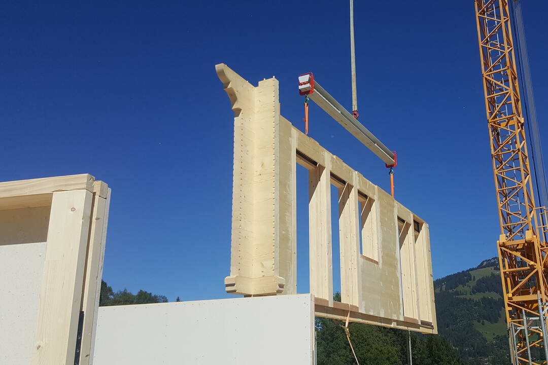 Element Construction by Arnold Reuteler Holzbau AG Gstaad